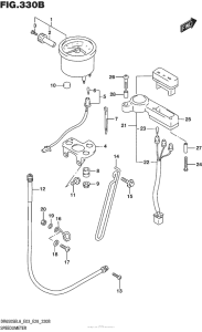 Speedometer (Dr650Sel6 E28)