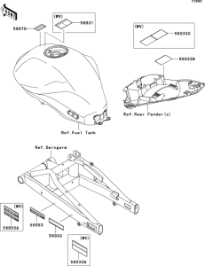 EX650 Лейбл предостережения