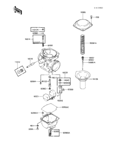KZ550 Детали карбюратора