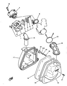 YN50R Впускная система