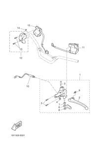 EW50N Handle switch & lever
