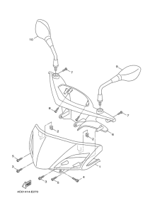 XC125 Обтекатель 1