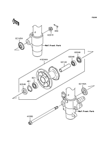  Переднее колесо