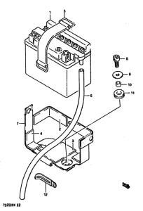 TS250 Аккумулятор