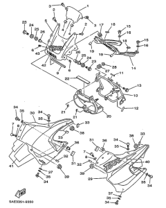 TDR125 Обтекатель 1