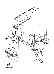 BW350 BW350U Support & repose pied