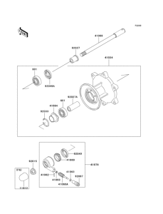 EL250 Переднее колесо