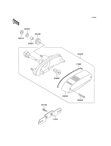 ER500 Taillight unit ass`y
