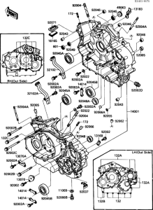 VN1500 Crankcase(1 / 2)