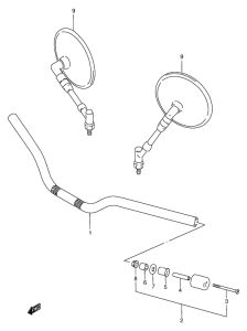 GSF1200S (ABS) Руль