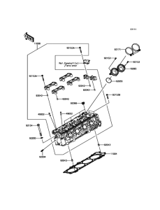 ZX1400 Головка цилиндров