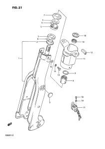 FB50 Вилка передней оси