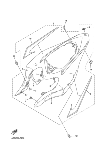 YZF-R1 Боковые обтекатели