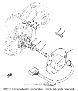XS750SF Pulser - governor