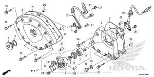 GL1800 Front Cover + Transmission Cover