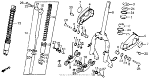 NH125 Передняя вилка