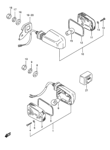 TS125 Поворотники