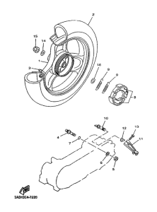 YN50R Переднее колесо