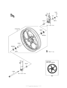 EX300 Переднее колесо