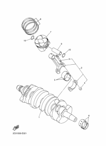 YZF-R6 Crankshaft & piston