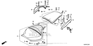 GL1800C Сиденье