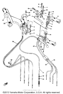 TZ750A Handle - wire