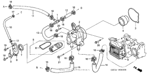 CHF50A Водяной насос