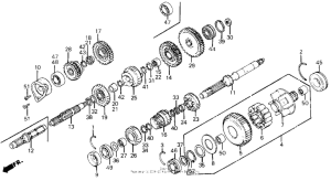 GL1200I Трансмиссия