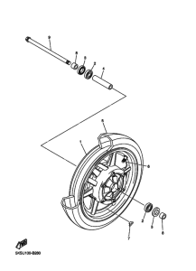 XVS1100AT XVS11ATV Transom + tube