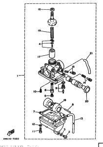 YSR50 Carburetor assy