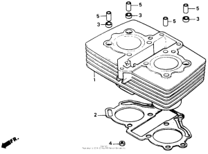 CB125T Цилиндры
