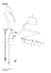 DL650 (ABS) Руль