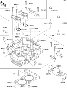 EX250 Головка цилиндров
