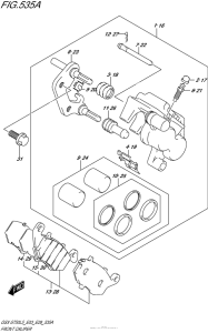 GSX-S750 Передние тормоза