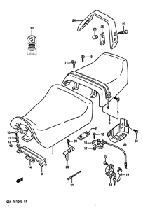 GSX-R1100 Пружина