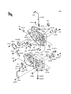 BJ250 Картер двигателя