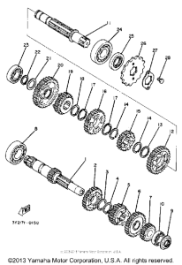 TT250J Трансмиссия