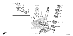 VT750C2B Steering stem (2)