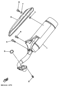 YA50TA Выхлопная система