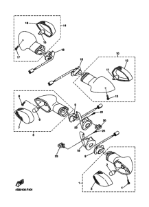FZ6SW FZS6W Проблесковый световой сигнал