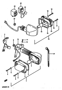 DR600 Поворотники