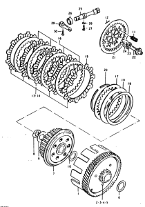TS125 Бендикс