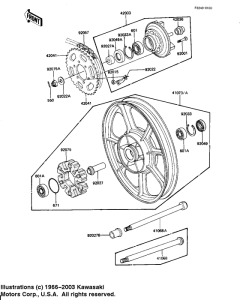  Rear wheel / hub / chain