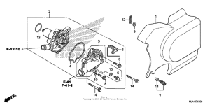VT750C2B Водяной насос