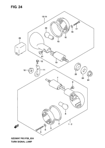 GZ250 Поворотники