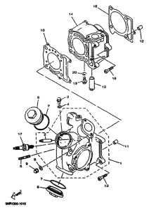 YP125E Цилиндр