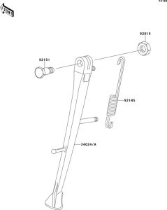 ZR1200 Подножка
