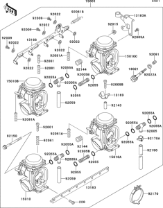 ZX400 Карбюратор