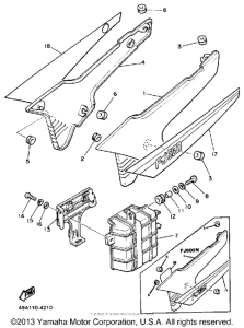 FJ600LC Боковые обтекатели