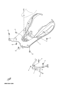 YN50 Stand. footrest